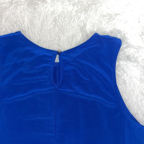 Faith and Joy Sleeveless Blouse Royal Blue - Picture 6 of 6